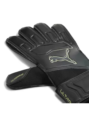 Mănuși de portar PUMA ULTRA PLAY RC 042084-03 NEGRU/VERDE TERR/LUMINĂ GAZOASĂ