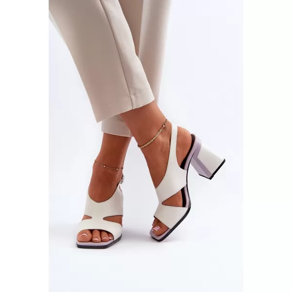  Sandale de dama D&A MR38-153 ALB 