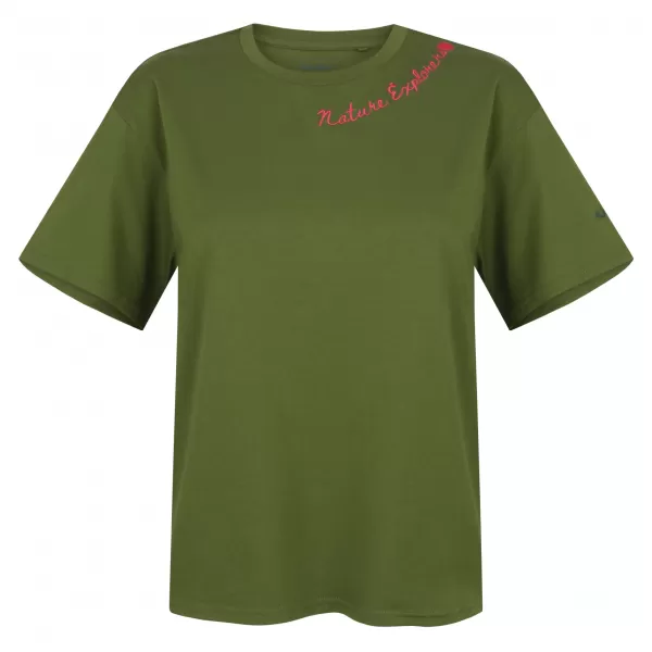 Tricou pentru femei HUSKY TEE NATURE L VERDE 
