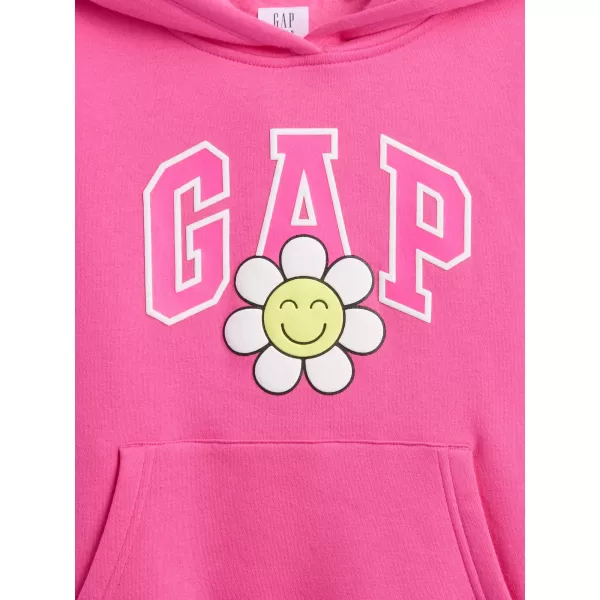  Hanorac pentru copii GAP LOGO PULLOVER HOODIE 797762-03 ROZ FERICIT 