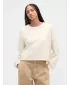 Hanorac de dama GAP LOGO SWEATSHIRT 799277-02 PÂNZĂ ALBĂ