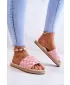 Papuci dama BIG STAR JJ274921 ROZ Pantofi Big Star