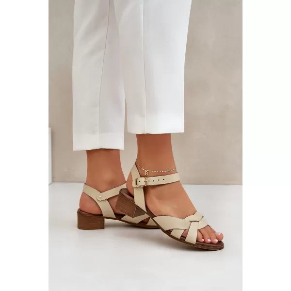  Sandale de dama ZAZOO 40372 BEJ 
