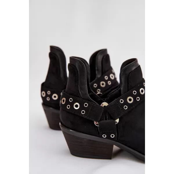  Pantofi de dama BOTO VANNESSAE 41391 NEGRU 