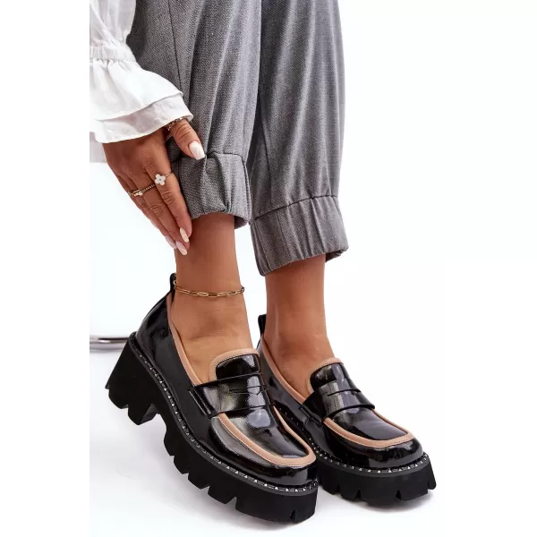  Mocasini de dama D&A MR870-32 NEGRU 