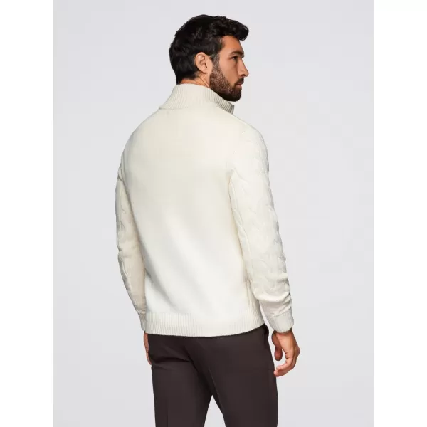  Pulover pentru bărbați OMBRE OM-SWZS-0138 CREMĂ 