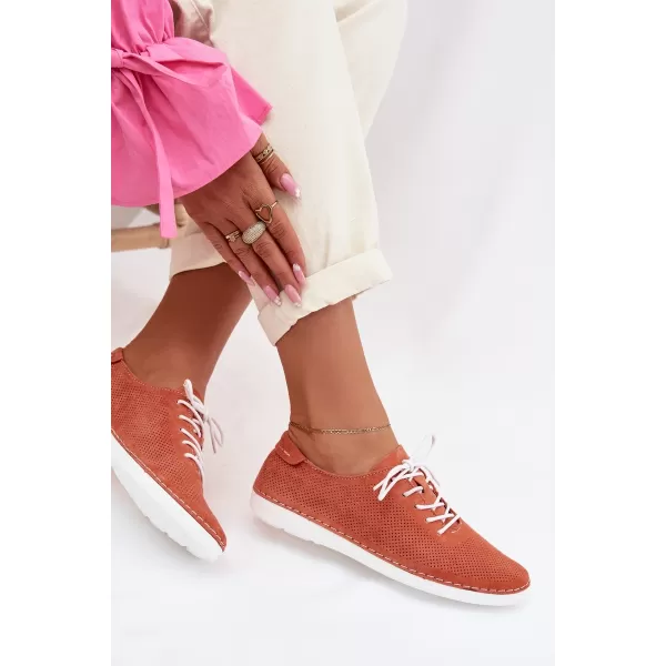  Pantofi de dama S.BARSKI LR61-7080 PORTOCALE 