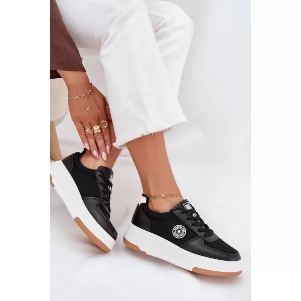  Adidasi de dama BIG STAR RR274573 NEGRI Pantofi Big Star 