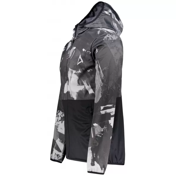  Jachetă softshell premium pentru bărbați ALTISPORT VOJ/ALM125JACK01 MASCA/NEGRU 