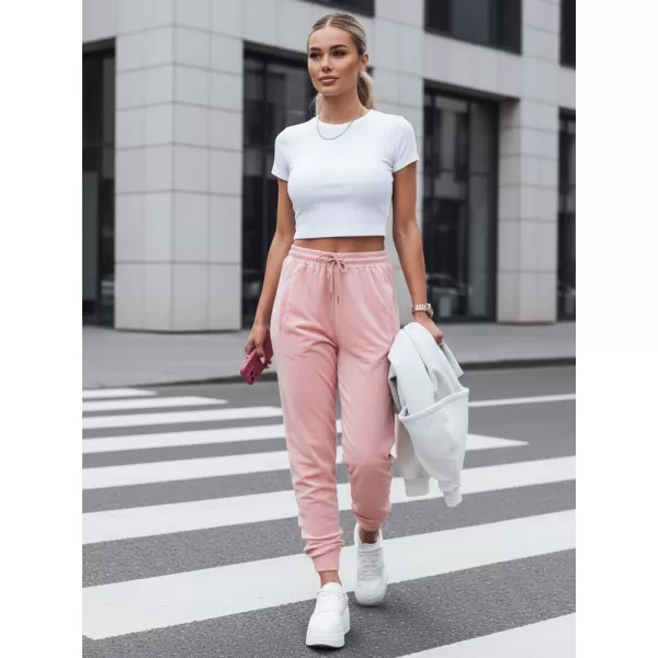  Pantaloni de dama DSTREET UY2837 ROZ 