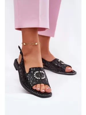 Sandale de dama S.BARSKI KV51-096 NEGRU