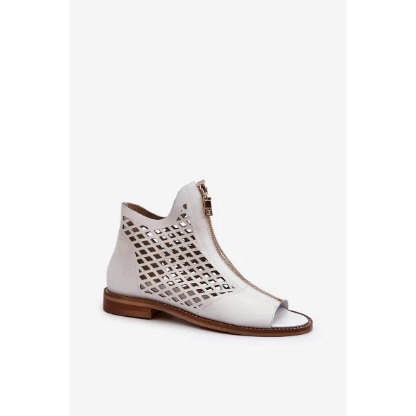  Sandale de dama ZAZOO 977/L ALB 