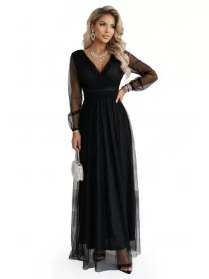 Rochie NUMOCO 664-3 NEGRU