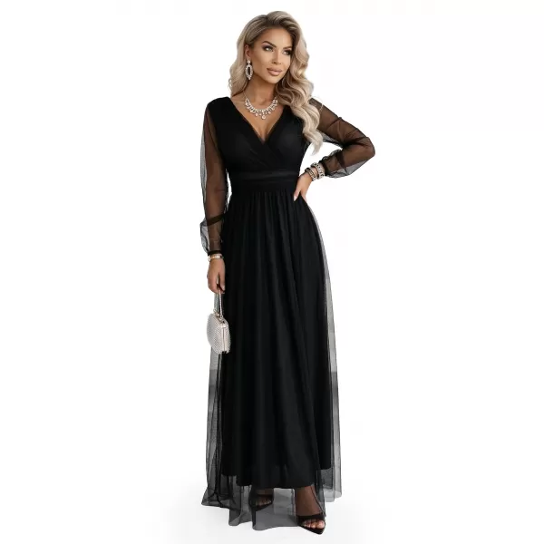  Rochie NUMOCO 664-3 NEGRU 