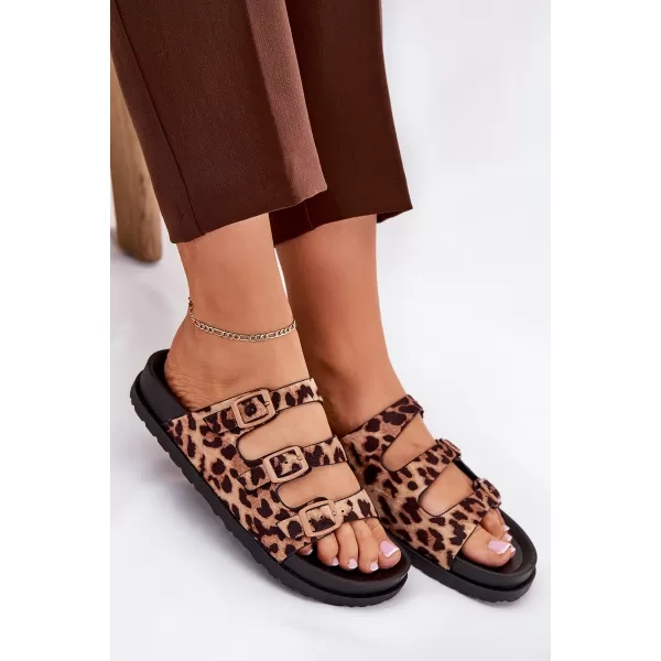  Papuci de damă BOTO ULIRI 36081 LEOPARD 
