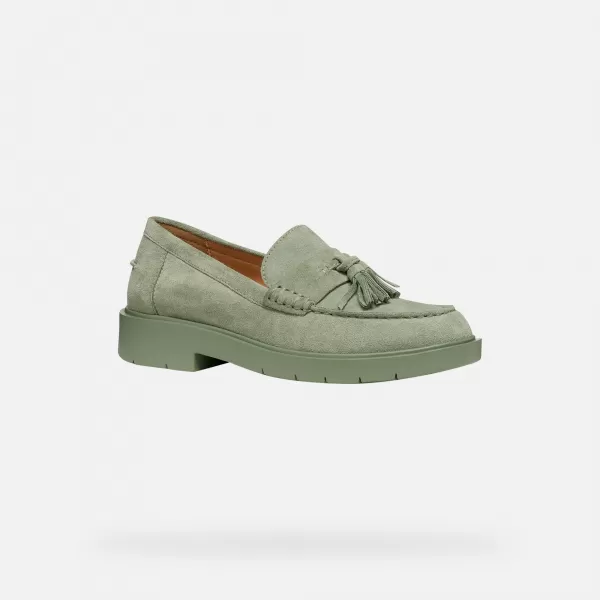  Mocasini de dama GEOX SPHERICA EC1 B G013072 VERDE 