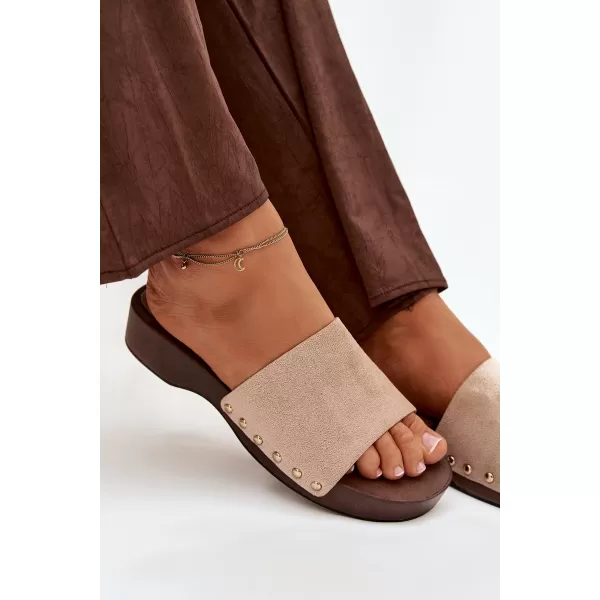  Papuci de damă BOTO FERINNA 41222 KAKI 