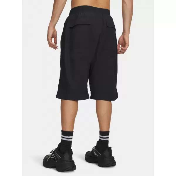  Pantaloni scurți pentru bărbați UNDER ARMOUR UA HOOPS WOVEN SHORT 6011096-001 NEGRU 