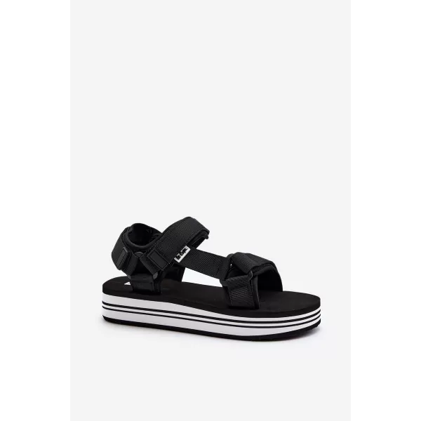  Sandale de dama LEE COOPER LCW-24-05-2753L NEGRU/ALB 