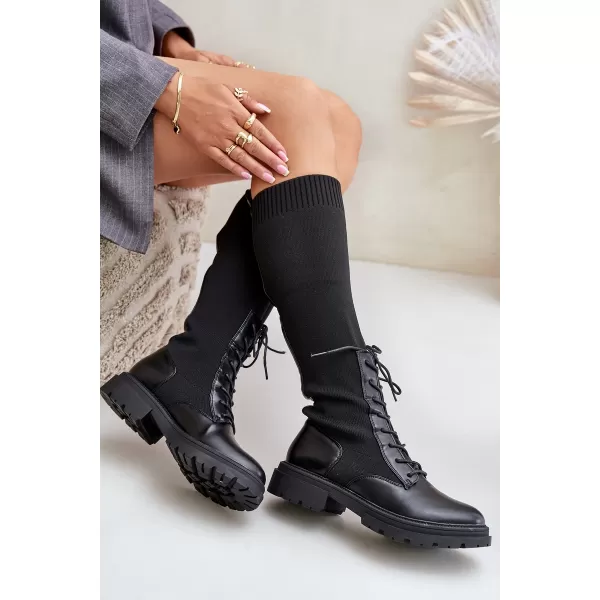  Cizme de dama BOTO IRANEL 34803 NEGRU 