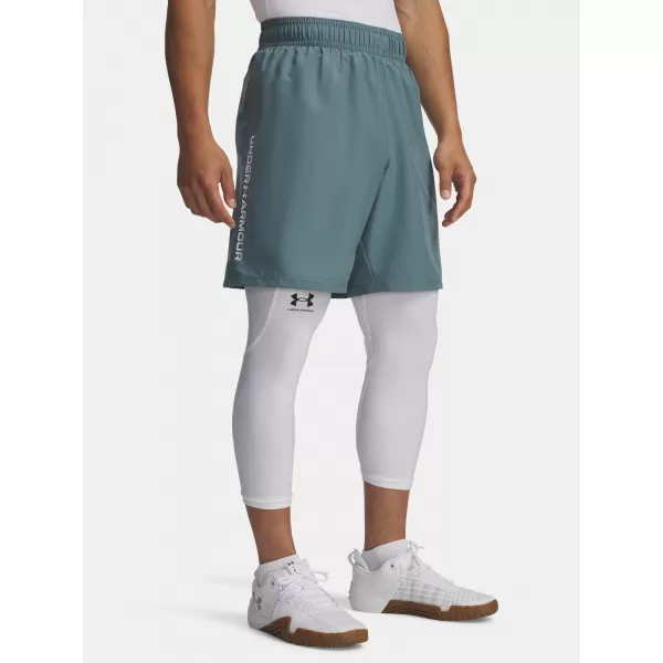  Pantaloni scurți pentru bărbați UNDER ARMOUR UA TECH WOVEN WORDMARK SHORT 1383356-587 ALBASTRU 