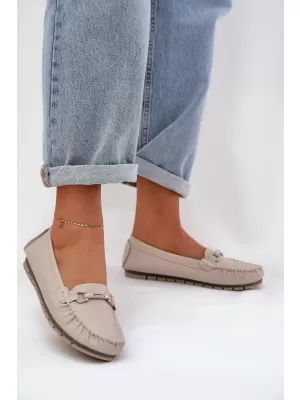 Mocasini de dama S.BARSKI LR51-547 BEJ
