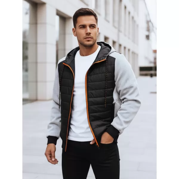  Jachetă pentru bărbați DSTREET TX4393 GRI DESCHIS 