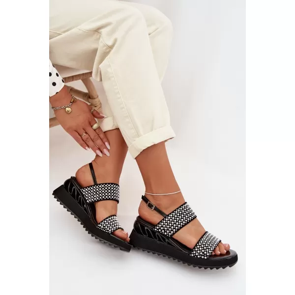  Sandale de dama D&A CR61-3067 NEGRU 
