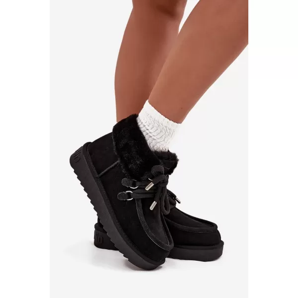  Oameni de zăpadă pentru femei D.FRANKLIN DFSH375006 NEGRU 