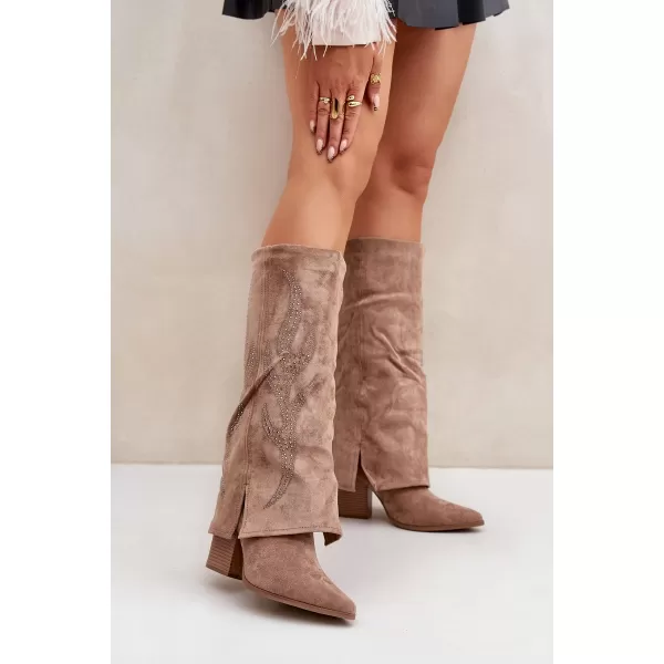  Cizme de dama BOTO IVILTA 35121 KAKI 