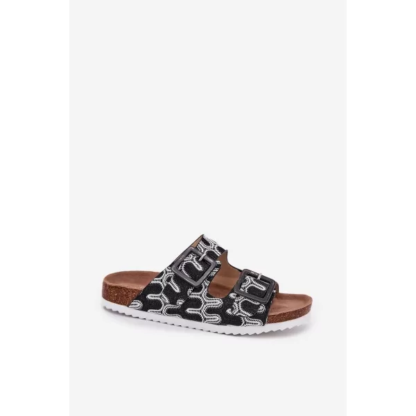  Papuci de damă S.BARSKI RB51-006 NEGRU 