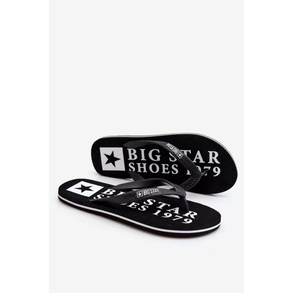  Slapi bărbați BIG STAR LL174444 NEGRI Pantofi Big Star 