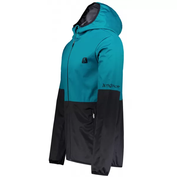 Jachetă softshell premium pentru bărbați ALTISPORT VOJ/ALM051JACK01 KEROSEN/NEGRU 