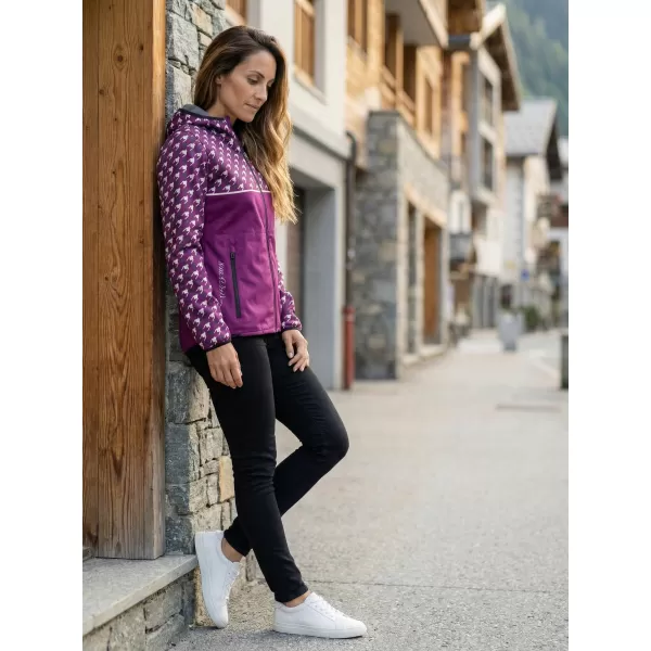  Jachetă softshell premium pentru femei ALTISPORT VOJ/ALW048JACK01 VIOLET 
