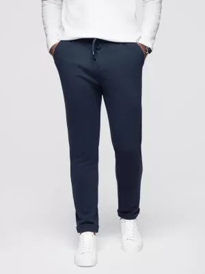Pantaloni pentru bărbați OMBRE OM-PACP-0283 ALBASTRU MARIN
