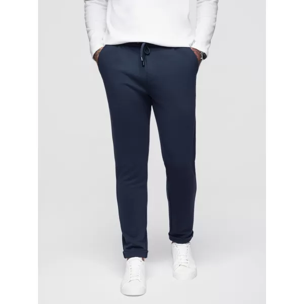  Pantaloni pentru bărbați OMBRE OM-PACP-0283 ALBASTRU MARIN 