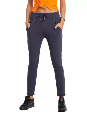 Pantaloni de trening pentru femei BASIC FEEL GOOD RV-DR-3698.05X GRAFIT