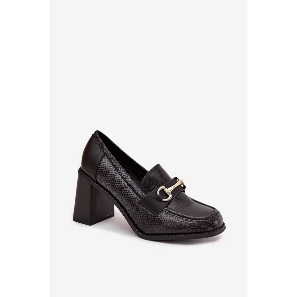  Pantofi de dama cu toc BOTO NOVELLA 39305 NEGRU 