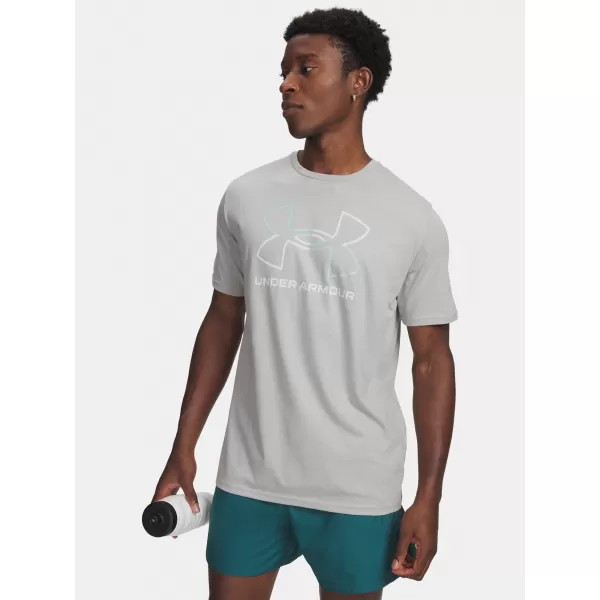  Tricou pentru bărbați UNDER ARMOUR UA GL FOUNDATION UPDATE SS 1382915-069 GRI 