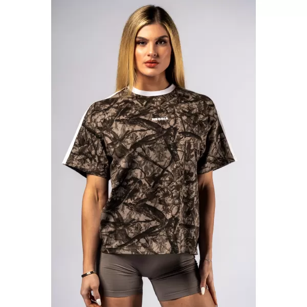 Tricou relaxat POWER 894 LIGHT BROWN CAMO Nebbia 