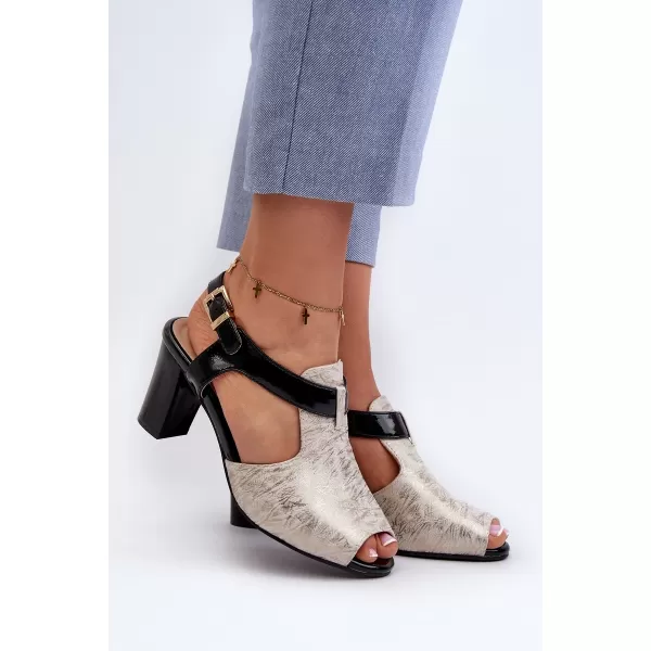  Sandale de dama BOTO QUEENMARIE 31482 AUR 
