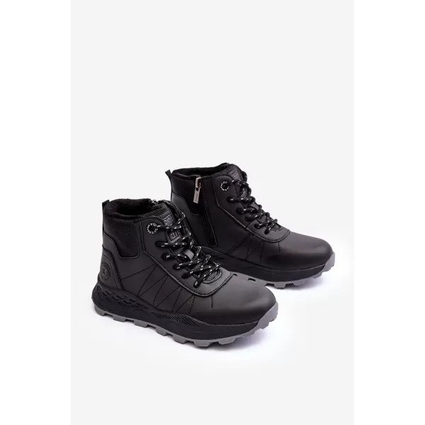  Pantofi de iarna copii BIG STAR MM374203 NEGRI Pantofi Big Star 