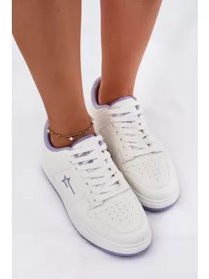 Adidași de damă BIG STAR RR274A245 WHITE/PURPLE Pantofi Big Star