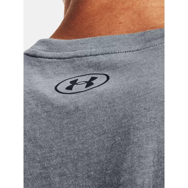  Maiou bărbătesc UNDER ARMOUR LEFT CHEST CUT OFF TANK 1329286-035 GRI 