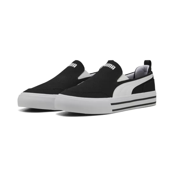  Cizme PUMA COURT CLASSIC VULC SLIPON 400216_02 PUMA NEGRU/PUMA ALB 