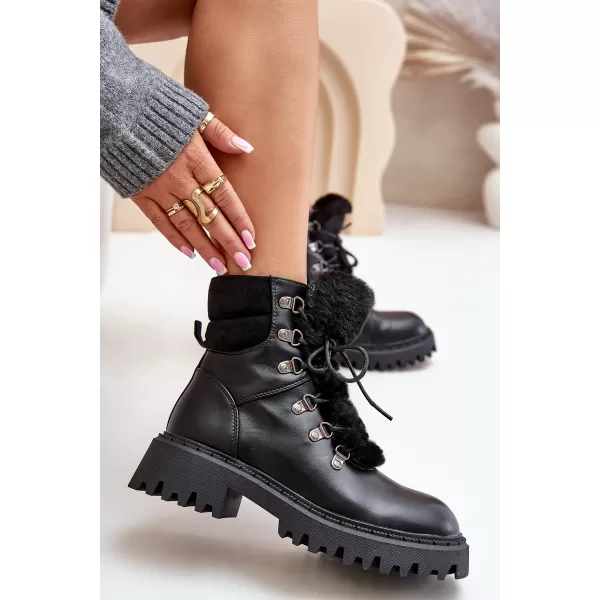  Pantofi de dama BOTO WILLATTA 34771 NEGRU 