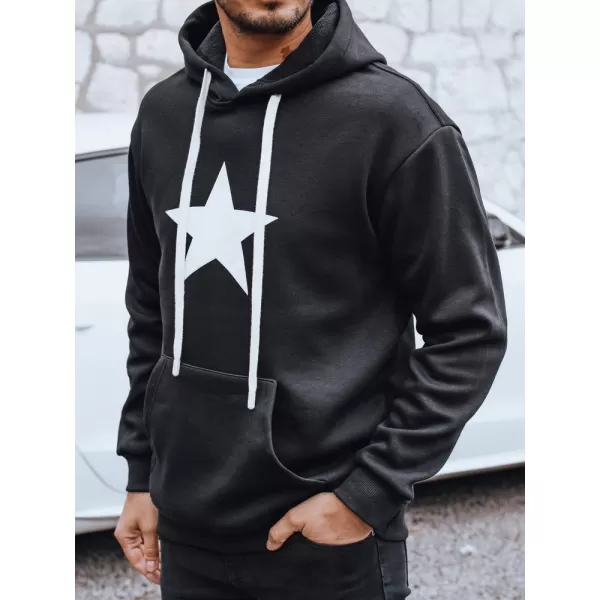  Hanorac pentru bărbați DSTREET BX5924 NEGRU 