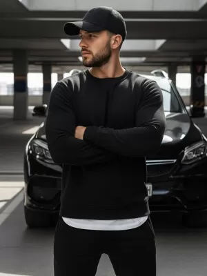 Hanorac pentru bărbați DSTREET BX2416 NEGRU