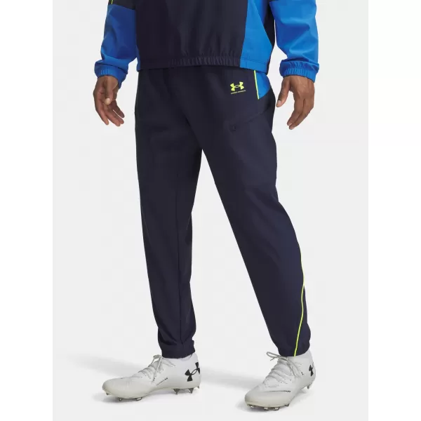  Pantaloni sport pentru bărbați UNDER ARMOUR M CHALLENGER WARM-UP PN 6004046-403 ALBASTRU 