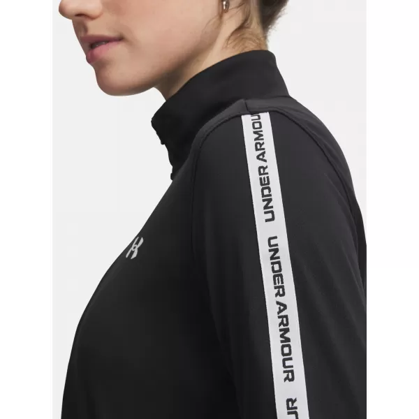  Hanorac de dama UNDER ARMOUR UA TECH WM TAPE HALF ZIP 6005100-004 NEGRU 